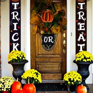 3pcs Trick or Treat Halloween Banner